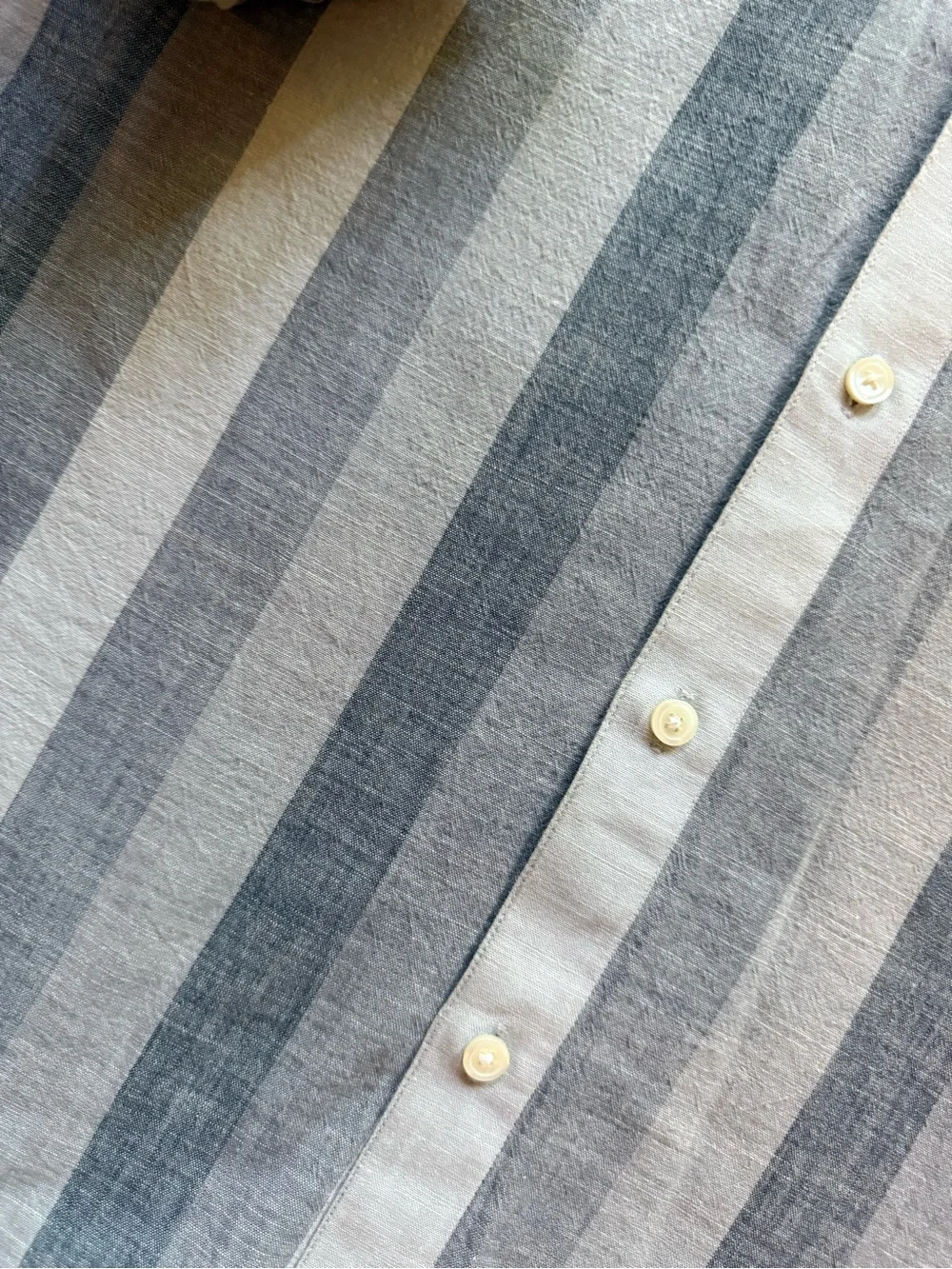 Banana Republic Vertical Stripe Linen Button-Down Shirt